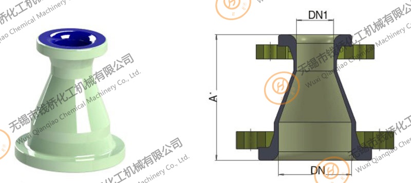 搪玻璃異徑管圖 搪玻璃異徑管圖